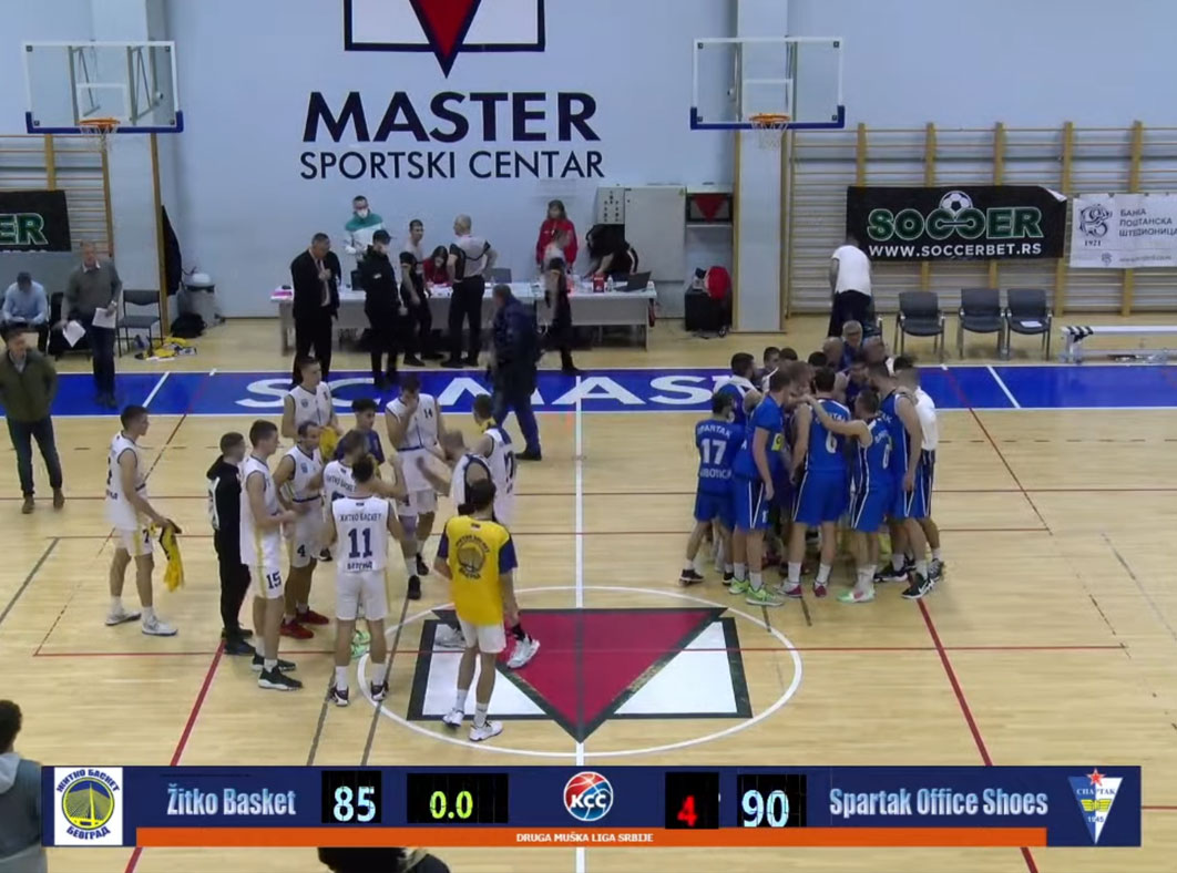 Žitko Basket Spartak Office Shoes 85:90