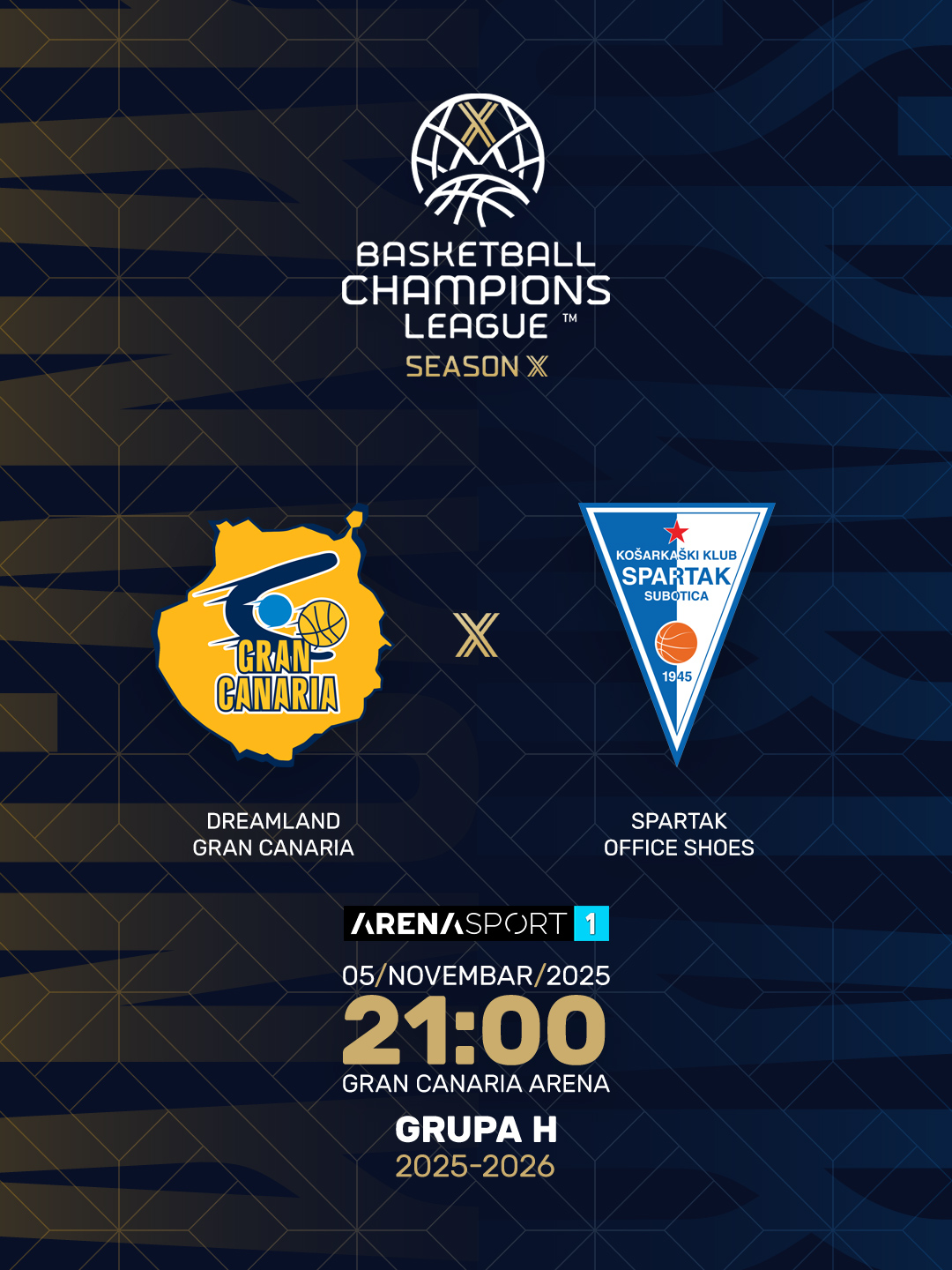 BCL-Gran-Canaria-Spartak-Poster